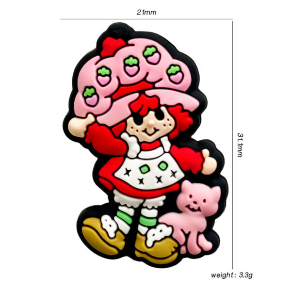 Wholesale Strawberry-shaped food-grade silicone beads