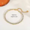 Wholesale Casual Elegant Cute Geometric 304 Stainless Steel 18K Gold Plated Zircon Ball Chain Cable Chain Tennis Chain Chain Bracelet In Bulk