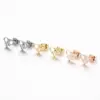 PVD Coated Real Gold Plated Christmas Tree Heart Shape Elk Stainless Steel Simple Style Waterproof Non Tarnish Ear Studs