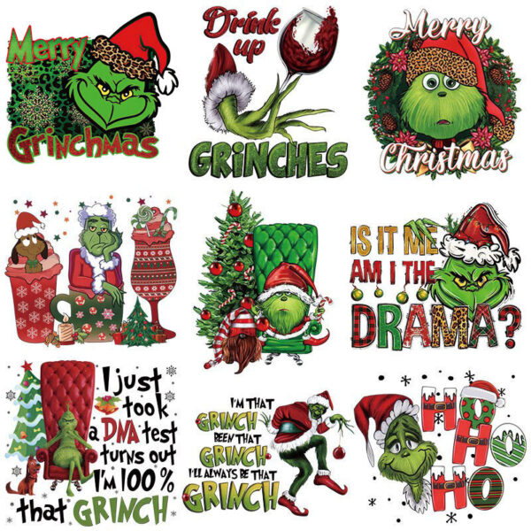 Wholesale Christmas Green Cartoon