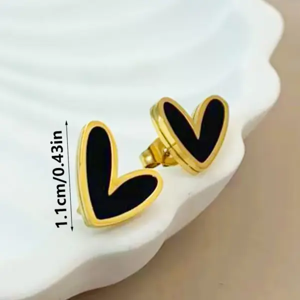 Wholesale 1 Pair Stainless Steel Oval Heart Imitation Pearl Flower Inlaid Diamond Earrings, Unisex Daily Wear Earrings, Suitable For Valentine's Day Or Important Holidays As Gifts For Relatives And Friends.