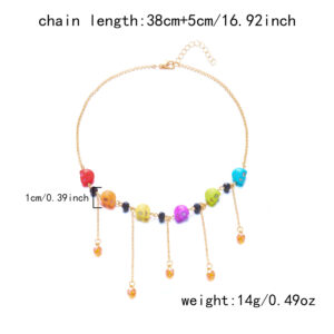 Skull Tassel Necklace