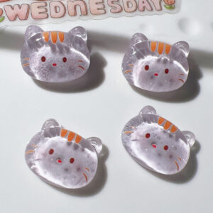 Transparent Cat Purple