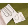 Wholesale Fashion Full Diamond T Square Diamond Chain Necklace Copper Jewelry Wholesale