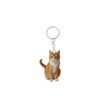 oly-21aa0d43424b895d989a2563c56e0e36 Wholesale Cute cat keychain, acrylic round ring accessories, 2D flat double-sided printing pendant