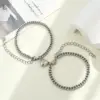 Wholesale Simple Style Heart 304 Stainless Steel No Inlaid Bracelets In Bulk