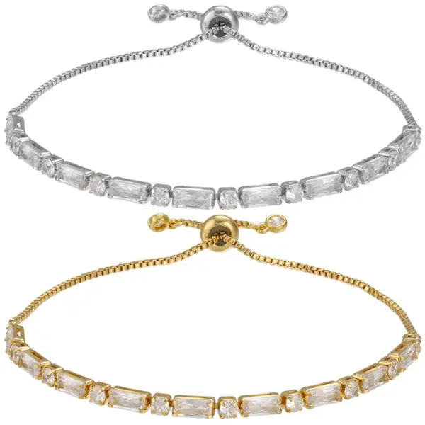 Wholesale Copper Geometric Artificial Gemstones Copper Bracelets