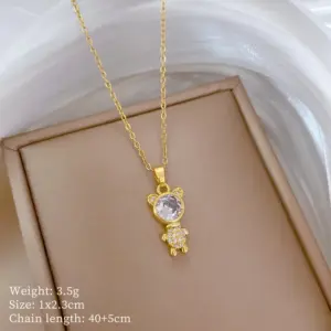 A207 Titanium Steel Chain Copper Pendant