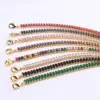 Wholesale Fashion Geometric Copper Choker Inlay Zircon Copper Necklaces