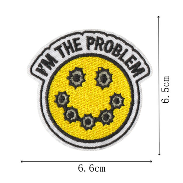 Wholesale Western cowboy embroidery labels, clothing aessories, anime embroidery patches