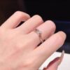 oly-21fa5a0bd695f3fcfa93895a6a8cf495 Wholesale Sparkling Design Star Four Mans Star Fashion Index Finger Ring Elegant Women's Light Luxury Opening Niche Commuter Ring Premium