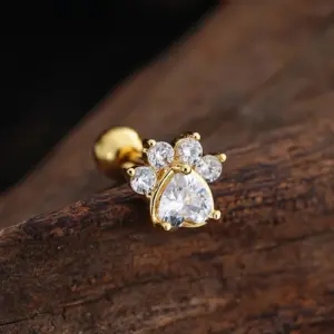 3447 Gold / Ear Studs
