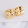 Wholesale 1 Pair Retro Luxurious Solid Color 304 Stainless Steel Earrings Ear Studs