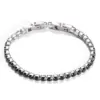Wholesale Fashion Round Titanium Steel Inlay Zircon Bracelets 1 Piece