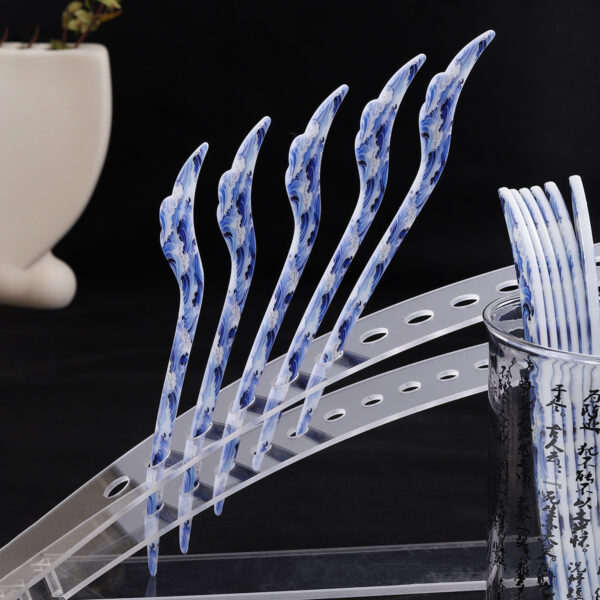 oly-220b10d900aa6c80e284d11703e272af Wholesale New Chinese Classical Blue and White rcelain Hairpin Chinese Style Acrylic Hairpin High-grade Cheongsam Hanfu Headwear Hair Hairpin