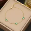 Wholesale Stainless Steel 18K Gold Plated Commute Plating Heart Shape Bracelets