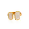 Wholesale Jewelry Elegant Modern Style Simple Style Color Block 304 Stainless Steel Rings