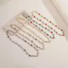 Wholesale Jewelry Elegant Luxurious Romantic Branches And Leaves Flower Copper Zircon 18K Gold Plated Plating Inlay Handmade Chain Bracelets