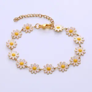 Gold + White Flowers