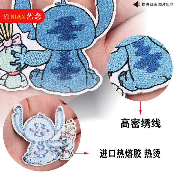 Wholesale alien dog embroidery cloth stickers patch OLY Exclusive