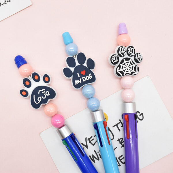 Wholesale Cartoon animal footprints bead