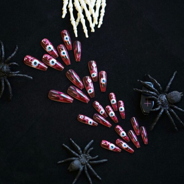 oly-2268d0e78174fda78925c19fa68f7979 Wholesale Halloween red scar horror eyeball long wear armor