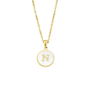 Letter N / 18K Furnace Real Gold