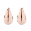 PVD Coated 14K Gold Plated Solid Color 304 Stainless Steel Vacation Waterproof Non Tarnish Ear Studs
