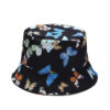 oly-227c0a8a01e6ae6c2751ced72211f826 Wholesale European and American New Colorful Butterfly Pattern Fisherman Hat Women's Summer Pure Cotton Double-sided Wearing Basin Hat Outdoor All-match Sun Hat