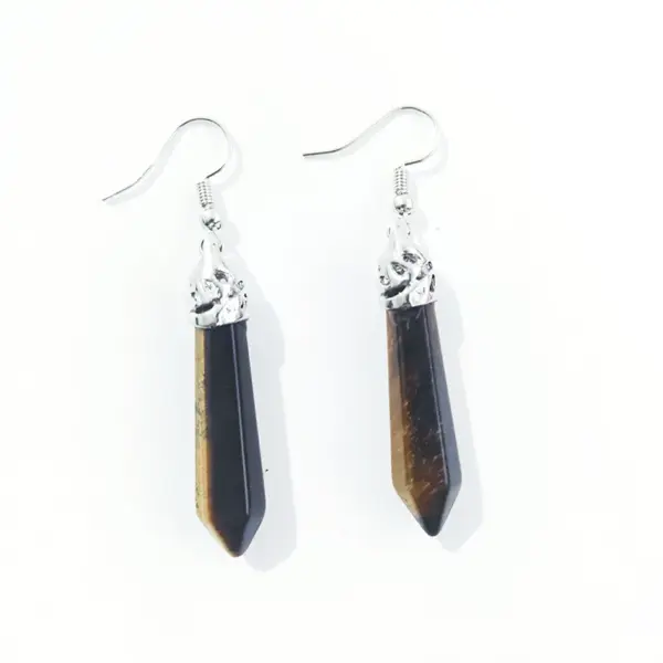 Wholesale Ethnic Style Water Droplets Stone Drop Earrings 1 Pair