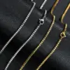 PVD Coated Real Gold Plated Lines 304 Stainless Steel Simple Style Waterproof Non Tarnish 304 Stainless Steel Necklace