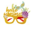 Wholesale 2025 Amazon New Hawaiian Glasses Decoration Children's Ball Photo Props Plastic Glasses Party Supplies