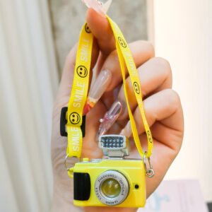 643 yellow silent and dull + 38cm smiley face rope