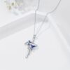 Wholesale Cross and bird pendant necklace