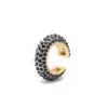 Wholesale 1 Piece Exaggerated Shiny C Shape Inlay Copper Rhinestones Ear Cuffs