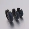 Wholesale Simple Style Circle Copper Zircon 18K Gold Plated Earrings