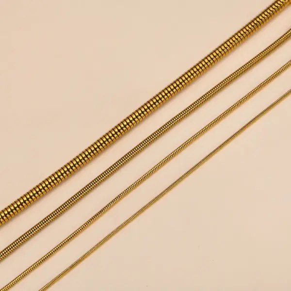 201 Stainless Steel Solid Color PVD Coated 18K Gold Plated Real Gold Plated IG Style Simple Style Waterproof Non Tarnish Plating Gold Sier Bracelets