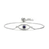 Wholesale Luxurious Classic Style Commute Eye Copper Zircon Bracelets In Bulk