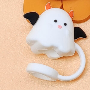 Straw cover [wing elf] white / Bag does not include straw