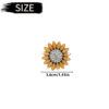 Wholesale Rhinestone sunflower car vent perfume diffuser clip sunflower car interior air conditioning decorations