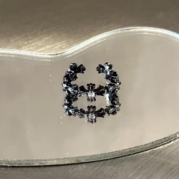 Wholesale Dark Gothic Style Vintage Cross Ring Ins Niche Design High-grade Sense Index Finger Ring