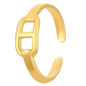 23 18K Real Gold Pig Nose Z-382