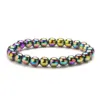 Wholesale Retro Geometric Haematite Beaded Bracelets