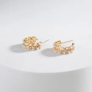 9# D0032 Pearl Earrings