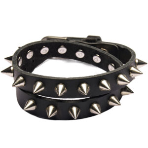 Wholesale bracelet pointed rivet retro irregular winding leather bracelet