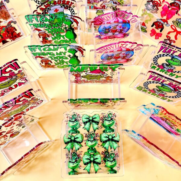 Wholesale Acrylic Pen Holder/Pen Case Christmas Transformation - Cross-border TK US Hot Selling Item - Japan 10cm