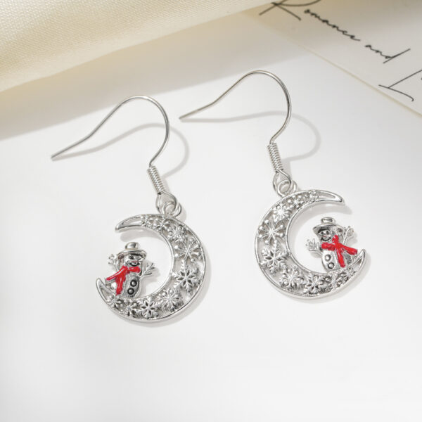 oly-230fca265a07bd7cc4389ca8b15c7e5c Wholesale Fun and playful snowman earrings for Christmas this winter
