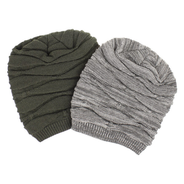 Wholesale Wool Knitted Hat for Men and Women, Warm and Velvet Outdoor Casual Hat, Trendy Diamond-Shaped Knitted 2020 New Winter Hat