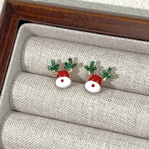 M8271 christmas elk stud earrings