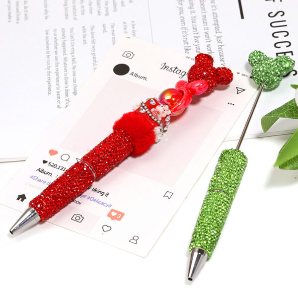 Wholesale Solid color full rhinestone ballpoint pen
